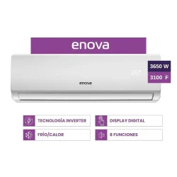 Enova Split Inverter 3650w 3100 Fg Frío Calor Aes12ix10