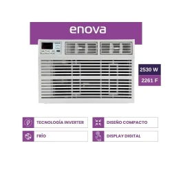 Ficha técnica Enova Ventana Inverter Solo Frío 2530w 2261 Fg Frio Aev09if10