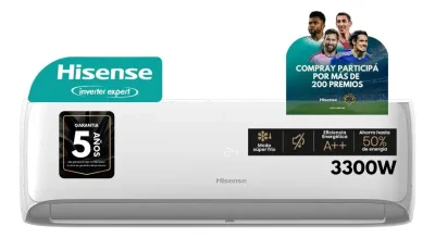 Ficha técnica Hisense Split Hisense Inverter AS12UR4SVRCD00PX4N Blanco