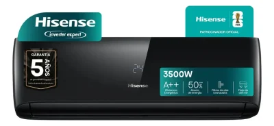 Ficha técnica Hisense Split Inverter Frío Calor Hisense 3010 Frigorías 3500 Watts