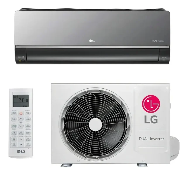 Ficha técnica LG Split Hw Inv LG Voice Uv Nano Artcool 12btus Qf Color gris oscuro