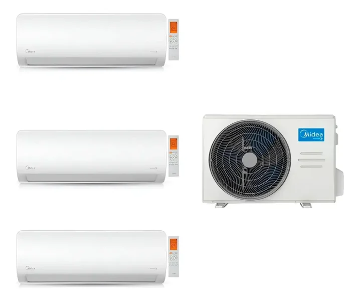Ficha técnica Midea Aire Multisplit Inverter Smart 27k+9+9+12 Pared Blanco