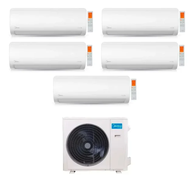 Ficha técnica Midea Aire Multisplit Inverter Smart Pared 2640f X4+6450f