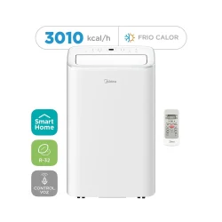 Ficha técnica Midea Aire Portátil Smart Midea Mpxh-12-n81m 3010 Kcal/h Frío Calor