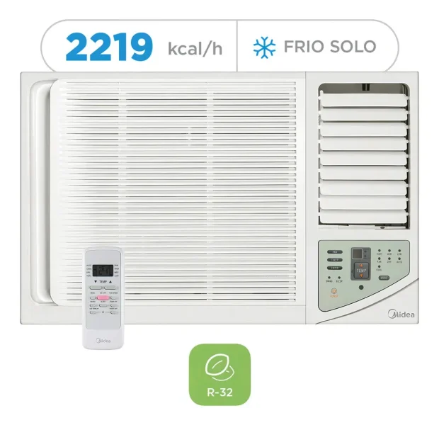 Ficha técnica Midea Aire Ventana Mvf09cfn81f 2219 Frig (frío Solo) Midea Color Blanco
