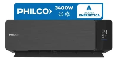 Ficha técnica Philco Split Frío Calor Philco 2924 frigorias 3400 Watts Negro Phbks34ha6an