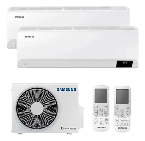 Ficha técnica Samsung Aire Multisplit Samsung Inverter 2a1 3000 + 3000fg Ue 6,8kw color blanco