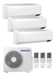 Ficha técnica Samsung Aire Multisplit Samsung Inverter 3a1 2300 + 2300 + 3000fg Blanco