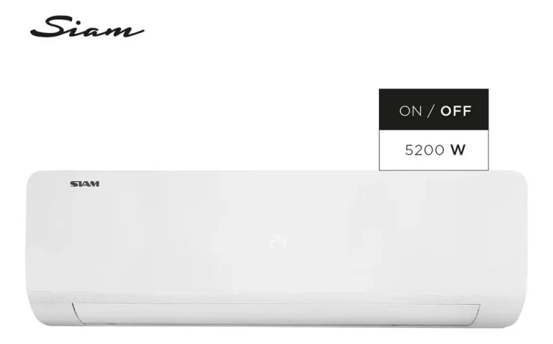 Ficha técnica Siam SMS50HA4CN Aire acondicionado color blanco 5200W