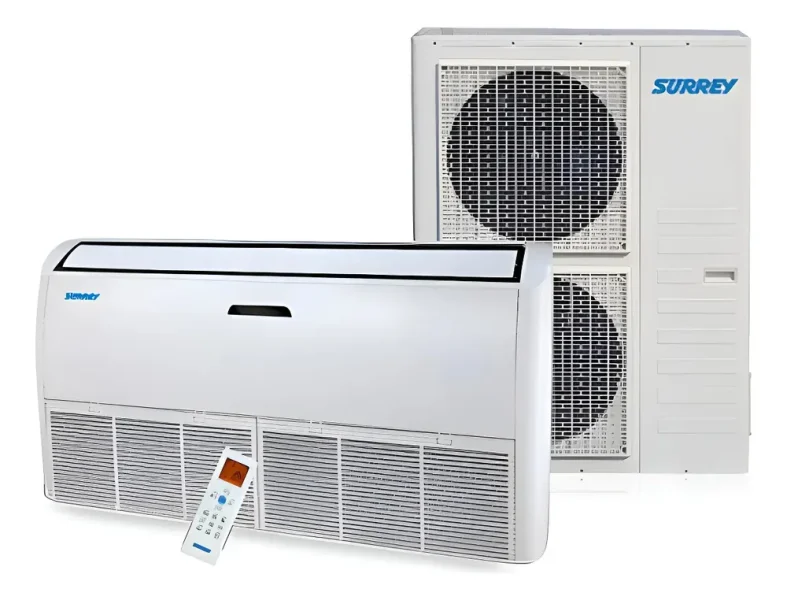 Ficha técnica Surrey 9000 Frigorías Frío Calor Piso-Techo