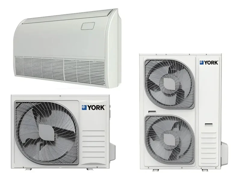 Ficha técnica York Aire Acondicionado 9000 Fr/h Frio Calor On Off – Trifas Blanco