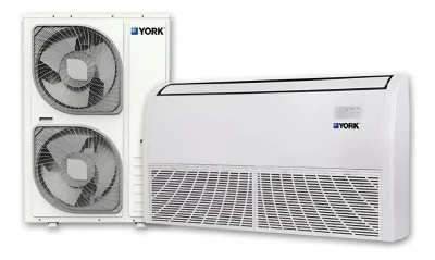 Ficha técnica York Piso Techo York Inverter 9000 Frigorias 3tr R32 Frio/calor Blanco