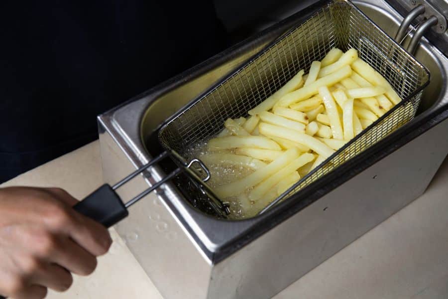 Freidora comercial para papas fritas