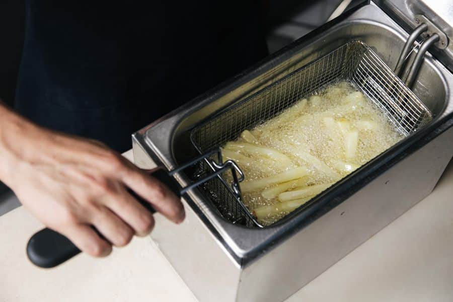 Freidora tradicional para papas fritas familiares